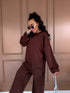 large size set "MANHATTAN" - CHOCO